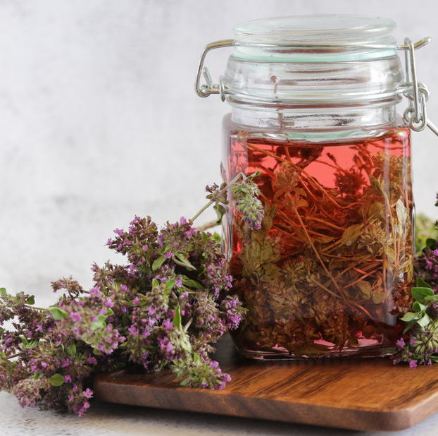 Thyme - Pink Chintz